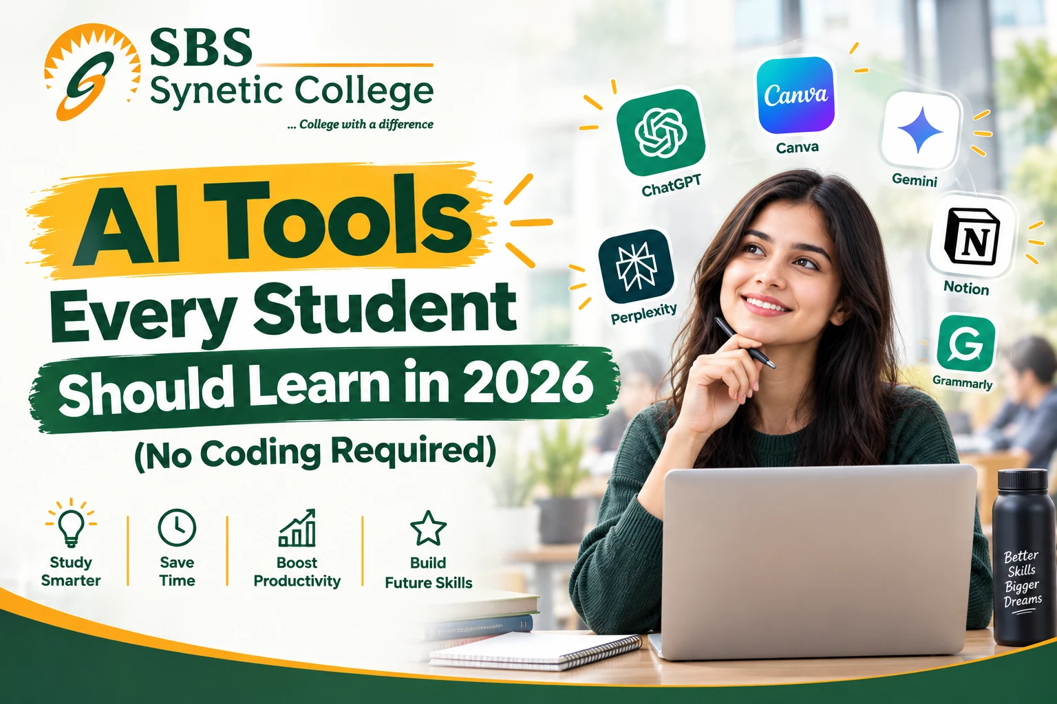 AI Tools Every Student Should Learn in 2026 (No Coding Required)