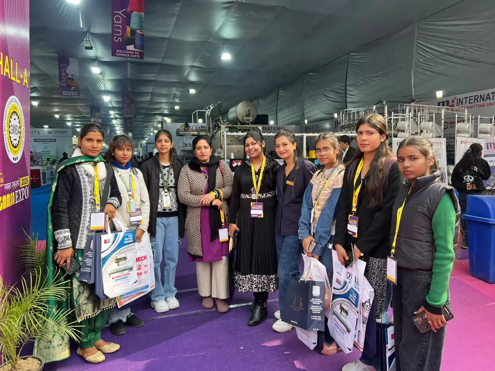 GMMSA Expo Visit — Textile Students