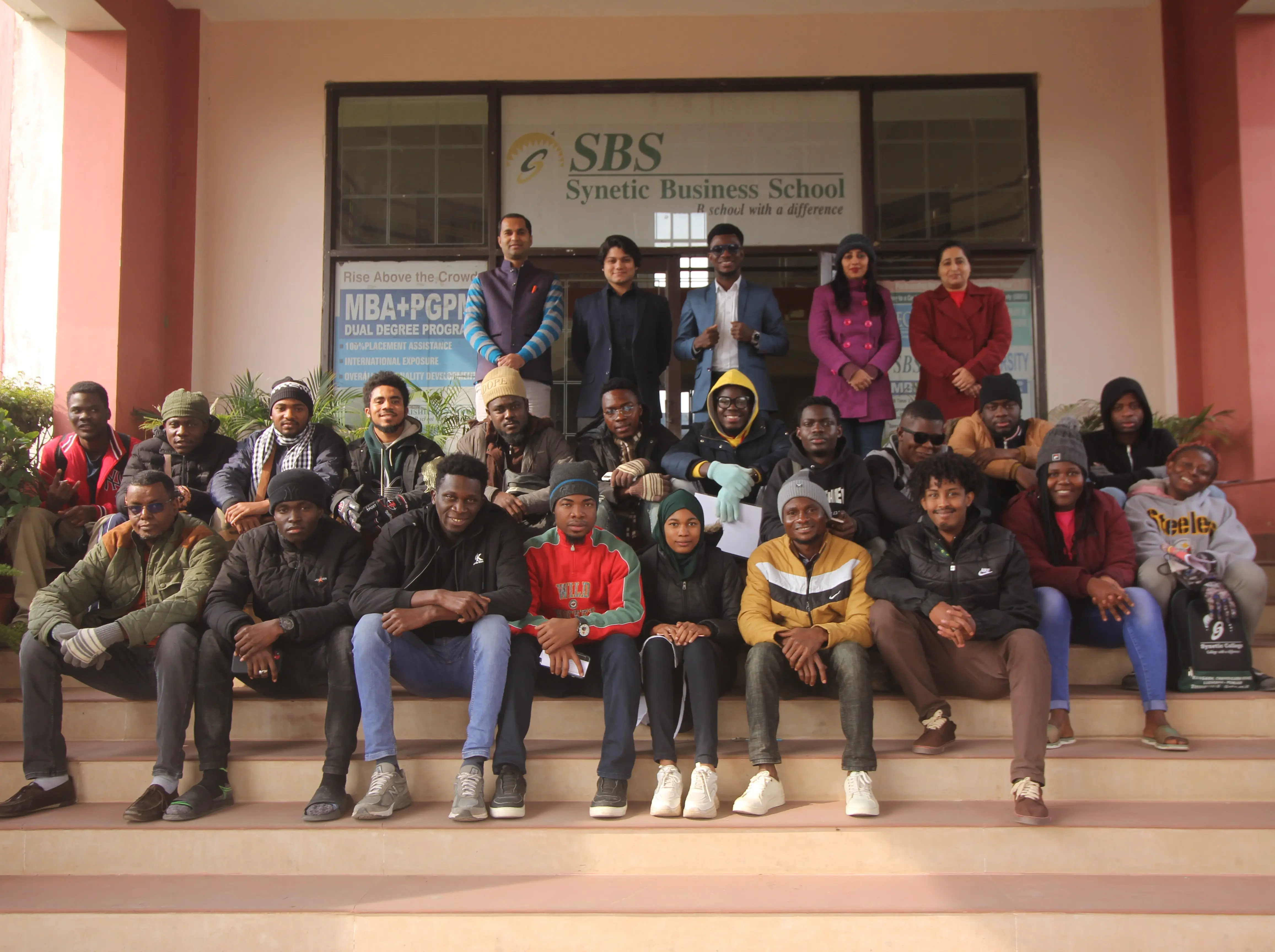 African students at Synetic College