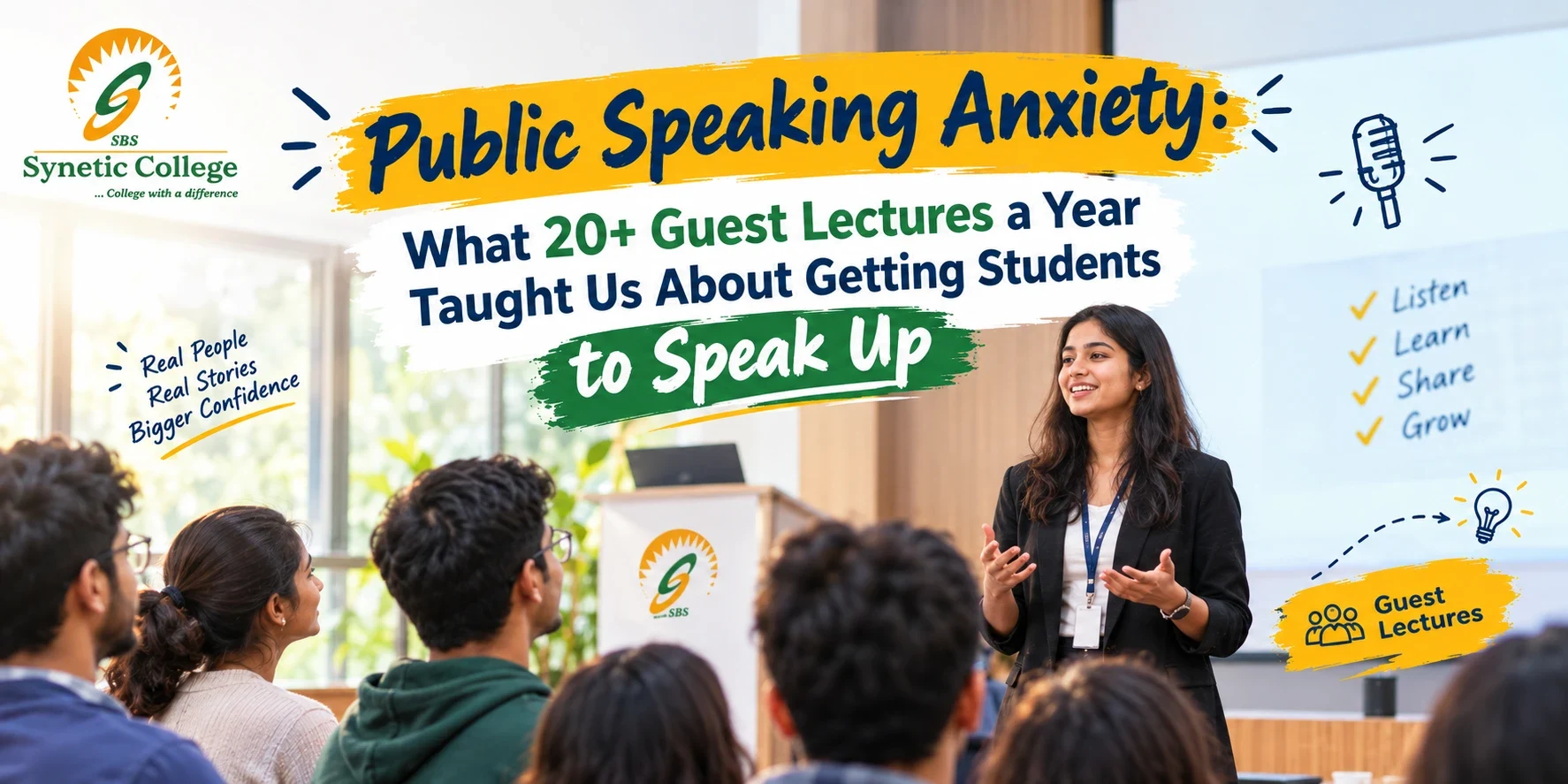 Public Speaking Anxiety: What 20+ Guest Lectures a Year Taught Us About Getting Students to Speak Up