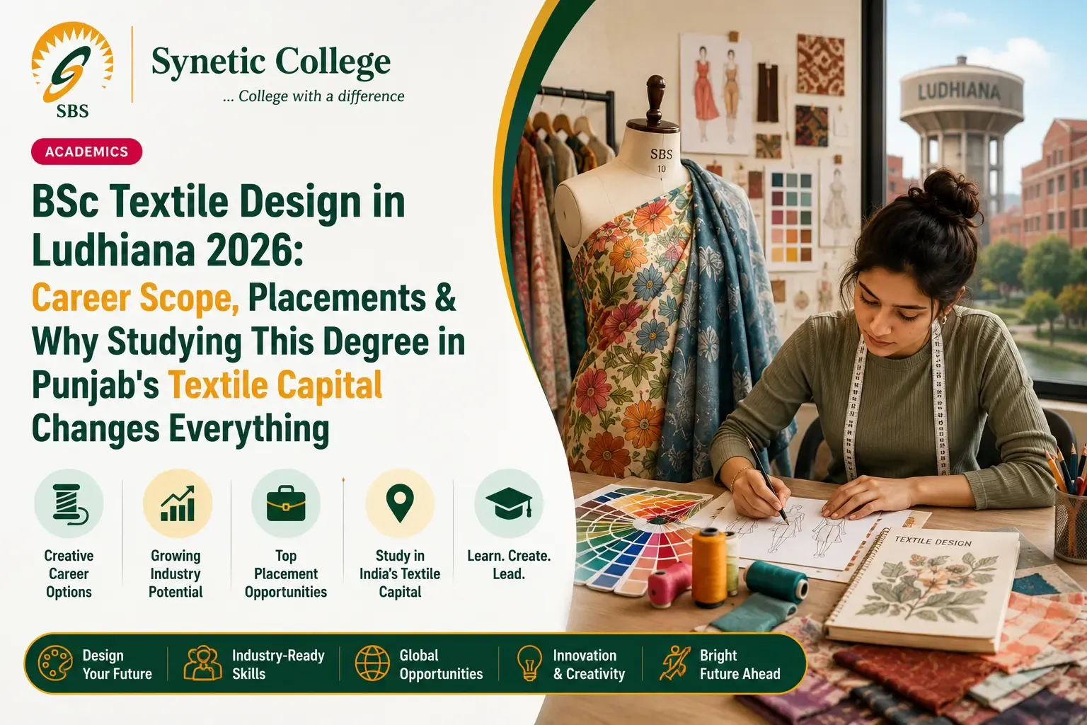 BSc Textile Design in Ludhiana 2026: Career Scope, Placements & Why Studying This Degree in Punjab's Textile Capital Changes Everything